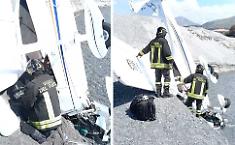 Da Siracusa a Potenza in volo, ma l'aereo ultraleggero precipita in Calabria: illesi i due occupanti