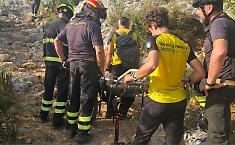Cade durante l'escursione a Cavagrande: soccorsa una turista francese