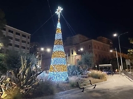 Prima atmosfera natalizia ad Agrigento