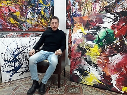 Il tripudio di colori dell'espressionismo astratto di Salvatore Bellanca