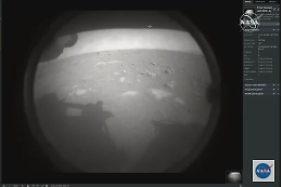 Perseverance è su Marte: ecco la prima foto inviata