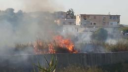 Ennesimo incendio alla Valle dei Templi: distrutti diversi alberi da frutto