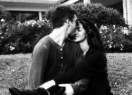 Belen Rodriguez, con Antonio Spinalbese un amore in bianco e nero