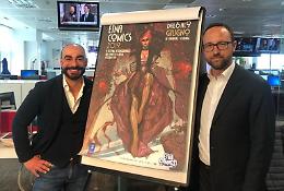 La virtuosa Gammazita nel manifesto di Etna Comics 2019