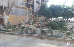 Agrigento, si mette in sicurezza la palazzina liberty dopo i due crolli