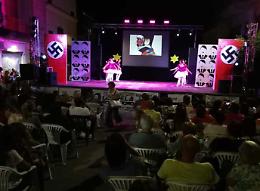 Allarme a Capaci per simboli fascisti su palco (ma era spettacolo sulla Shoa)