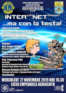 Lions Club Valle dei Templi, il service “Interconnettiamoci… ma con la testa" al Liceo Empedocle