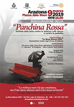 Ad Aragona s'inaugura la panchina rossa