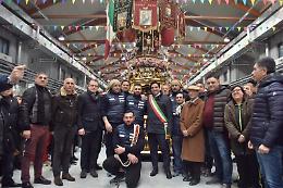 Sant'Agata, candelora dei pescivendoli al Maas