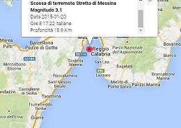 Messina, terremoto nello Stretto avvertito dalla popolazione