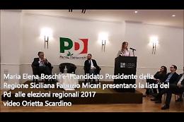 Maria Elena Boschi a Catania: &laquo;Micari &egrave; unica vera novit&agrave;&raquo;