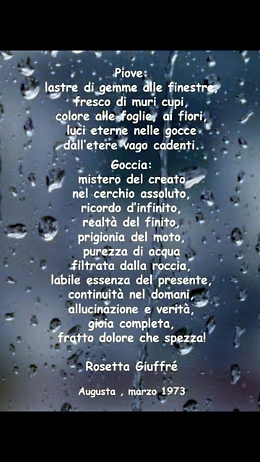 Poesie per la giornata mondiale dell'acqua