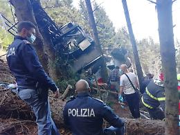 Crollo della funivia del Mottarone: 13 vittime e due bimbi feriti