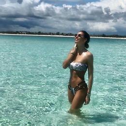 Per Elisabetta Gregoraci in Kenya vacanze come ad agosto