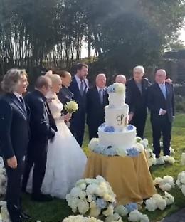 Silvio Berlusconi e Marta Fascina oggi sposi....Soltanto simbolici