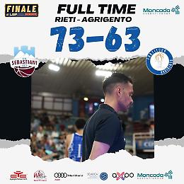 La Fortitudo Agrigento cede anche in gara-4 a Rieti. Sarà decisiva la bella