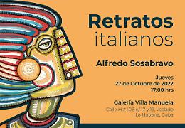 Cuba: 'Retratos italianos' di Sosabravo in mostra a L'Avana