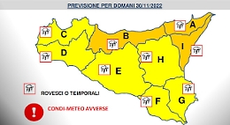 Maltempo, ancora allerta in Sicilia: è arancione nella zona settentrionale dell'Isola
