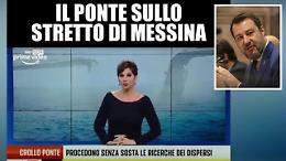 Salvini contro Amazon: «In una loro serie crolla il ponte sullo Stretto: stereotipo di pessimo gusto sull'Italia»