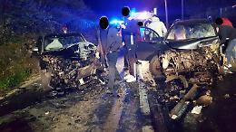 Pauroso incidente nel Giarrese: 6 feriti e due auto completamente distrutte