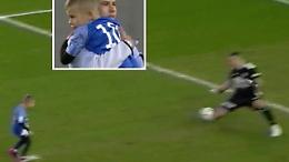 Il portiere para due volte il tiro del bimbo che compie 7 anni: la delusione del piccolo