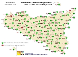 In Sicilia termometro sopra i 35 gradi con punte di 38
