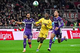 Il Milan batte la Fiorentina  2 a 1 e diventa capolista in solitaria: doppietta di Leao