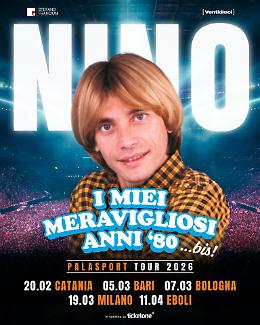 Nino D’Angelo, i miei meravigliosi anni ’80… bis: palasport tour 2026 per i 50 anni di carriera