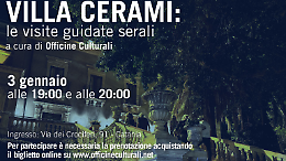 Notte a Villa Cerami: visite guidate tra saloni, volte e giardini