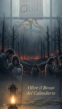 &laquo;Oltre il Rosso del Calendario: Il Fuoco, il Buio e la Luce Rimasta&raquo;