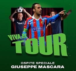 Viva El Tour: Lele Adani,&nbsp;Antonio&nbsp;Cassano e Nicola Ventola a Catania. Ospite speciale Giuseppe Mascara
