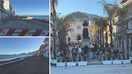 Pasquetta a Letojanni, prove di ripartenza ma le ferite del ciclone Harry sono ancora profonde: fotogallery