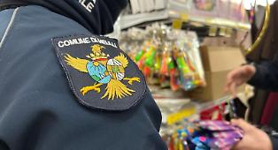 Melilli, blitz della Polizia Locale: sequestrati oltre mille articoli senza marchio CE