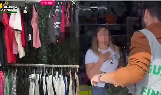 Catania, la "boutique del falso" chiusa in diretta social: blitz della Guardia di Finanza
