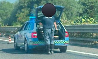 Violento scontro vicino allo svincolo di Siracusa Nord: auto ribaltata, traffico in tilt sulla Ss114