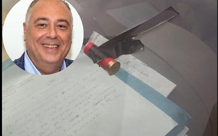 Cartuccia sul parabrezza, intimidazione al consigliere Vasta scuote Lentini