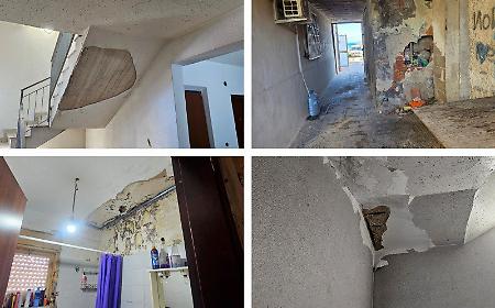 Via Algeri, il crollo quotidiano: case che si sbriciolano e famiglie dimenticate