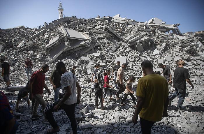 Gaza 16 settembre 2025 macerie