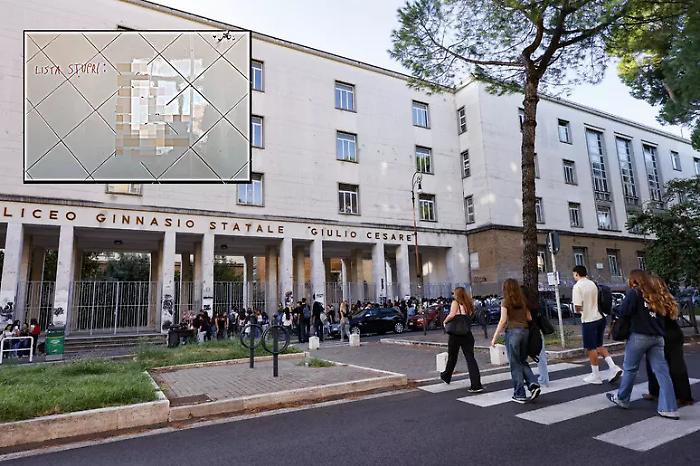 Lista stupri con nomi di studentesse nei bagni dei ragazzi del Giulio Cesare di Roma 