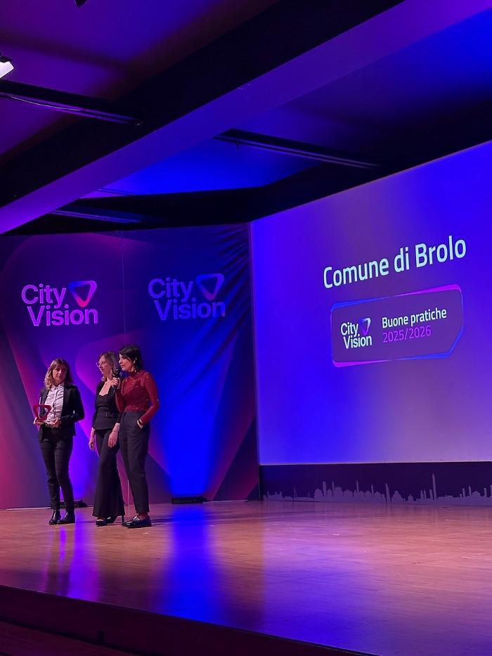 Al Comune di Brolo  premio City Vision per migrazione alla fibra