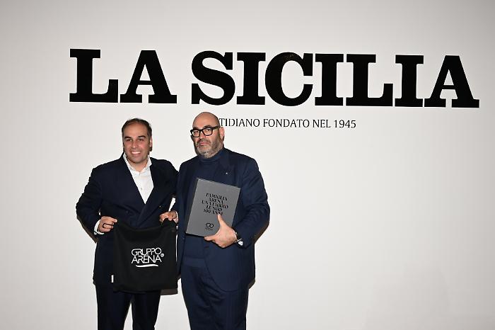 L'editore de La Sicilia Salvatore Palella incontra l'imprenditore Giovanni Arena. &laquo;Accompagniamo le imprese del territorio&raquo;