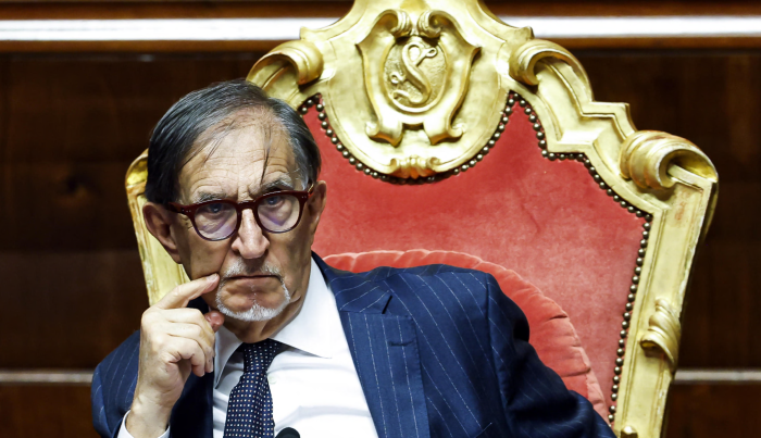 Ignazio La Russa, presidente del Senato