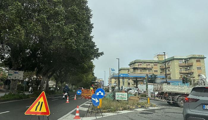 Caos in tilt alla Circonvallazione di Catania: tutto per un cantiere