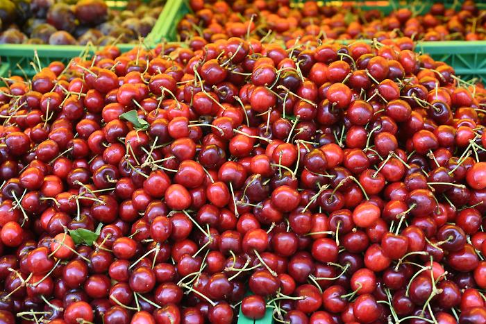 L'effetto clima su frutta e ortaggi: produzione di ciliegie in pieno boom con un calo del prezzo all'ingrosso