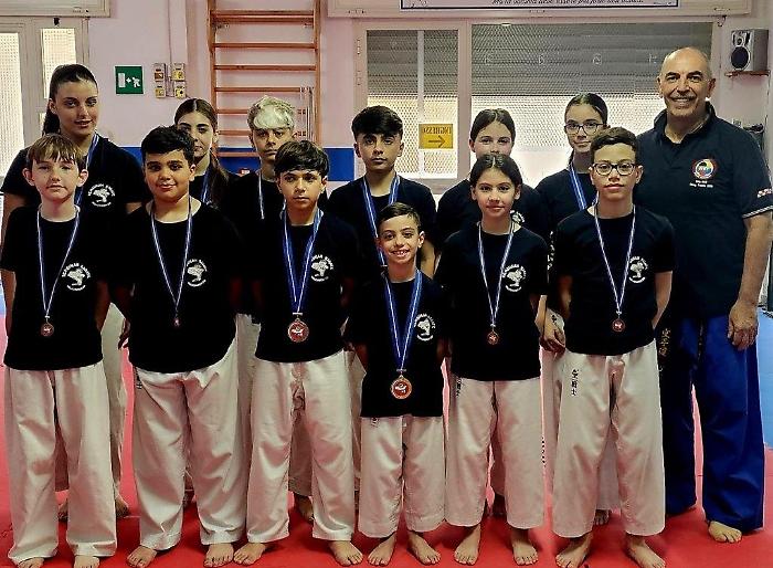 Rembukan Villasmundo protagonista alla Coppa Sicilia CSEN di karate: quattro ori, un argento e un bronzo