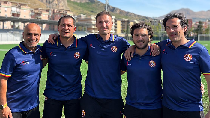 Lo staff della nazionale siciliana