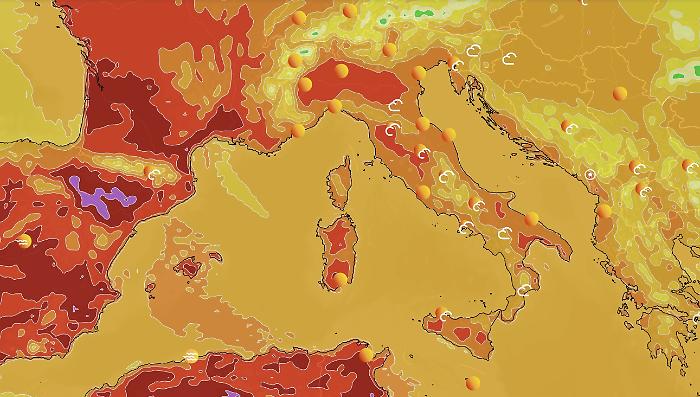 Caldo fuori scala sull&rsquo;Italia, l&rsquo;estate alza il tono: in arrivo aria subtropicale e temperature fino a 10&deg;C oltre la norma