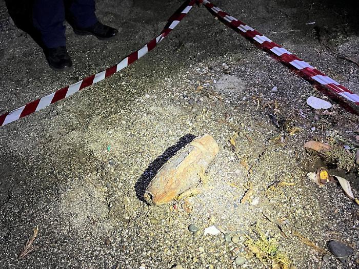 Ritrovato ordigno bellico vicino allo stadio di Milazzo